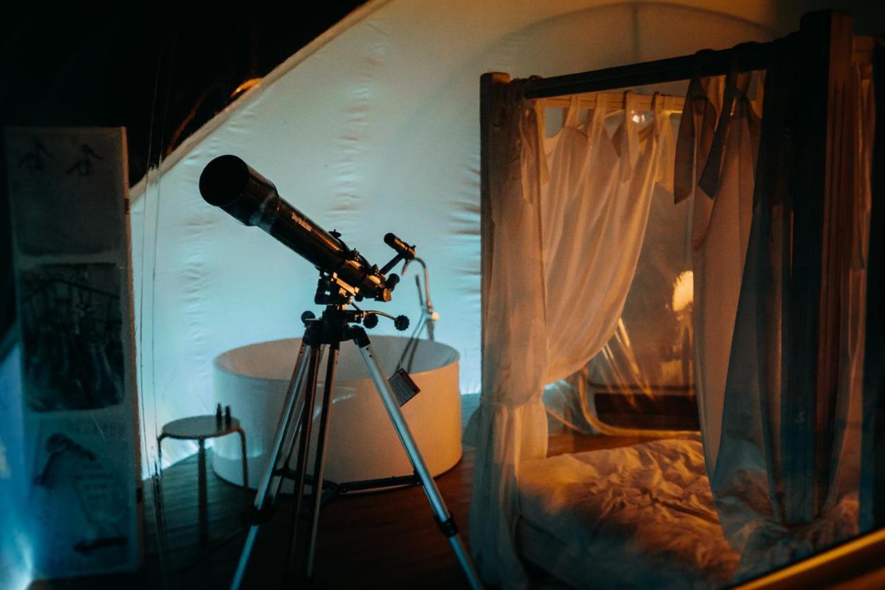Burbujas Astronomicas Albarari Sanxenxo Hotel Eksteriør billede