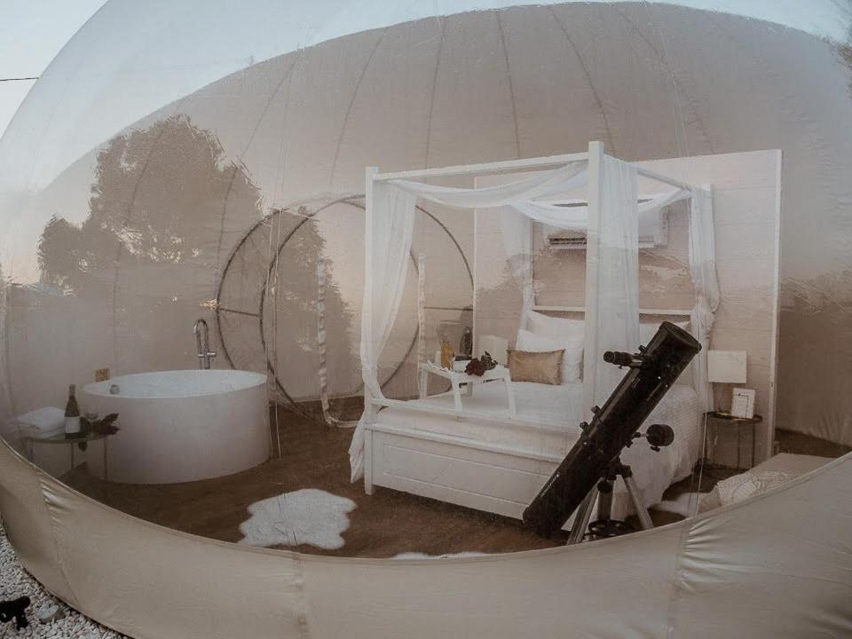 Burbujas Astronomicas Albarari Sanxenxo Hotel Eksteriør billede