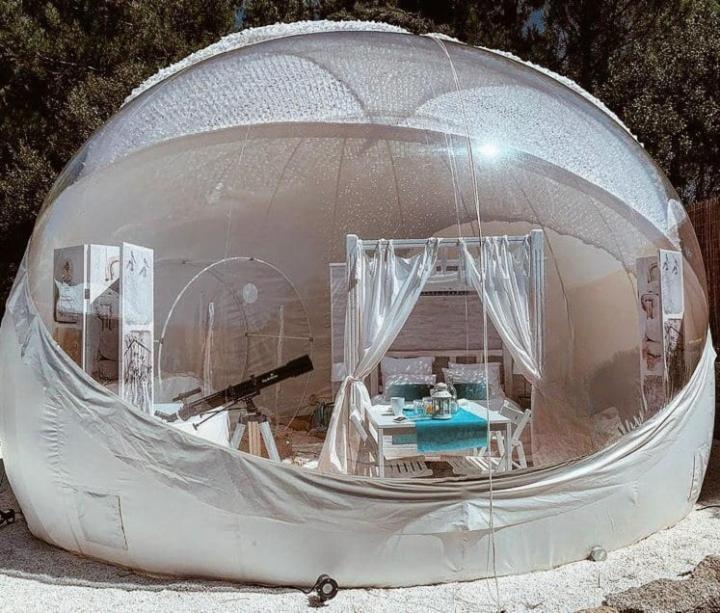 Burbujas Astronomicas Albarari Sanxenxo Hotel Eksteriør billede